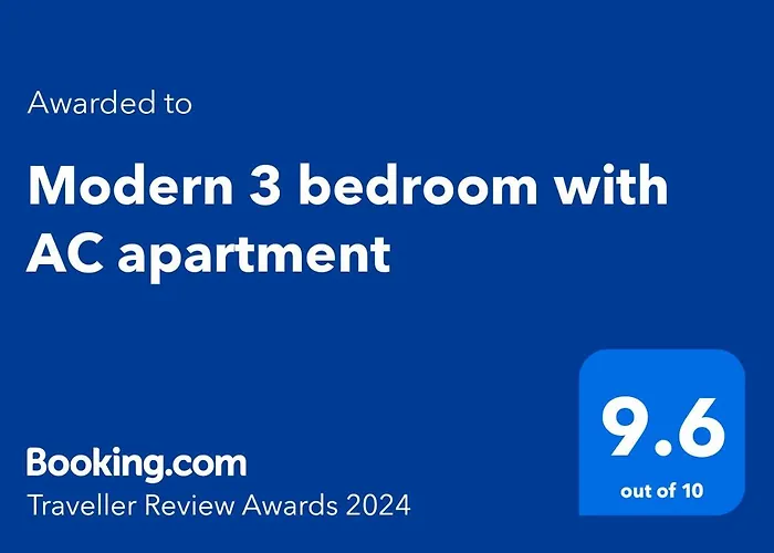 Modern 3 Bedroom With Ac Apartment